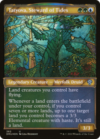 Tatyova, Steward of Tides (Showcase Textured) [Dominaria United]