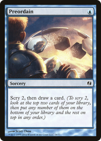 Preordain [Duel Decks: Venser vs. Koth]