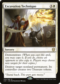 Excavation Technique [Commander 2021]