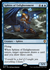 Sphinx of Enlightenment [Bloomburrow Commander]