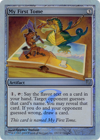 My First Tome (Alternate Foil) [Unhinged]