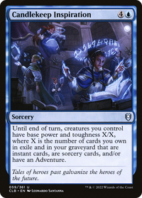 Candlekeep Inspiration [Commander Legends: Battle for Baldur's Gate]