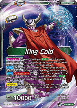 King Cold // King Cold, Ruler of the Galactic Dynasty (Uncommon) (BT13-061) [Supreme Rivalry] - POKÉ JEUX