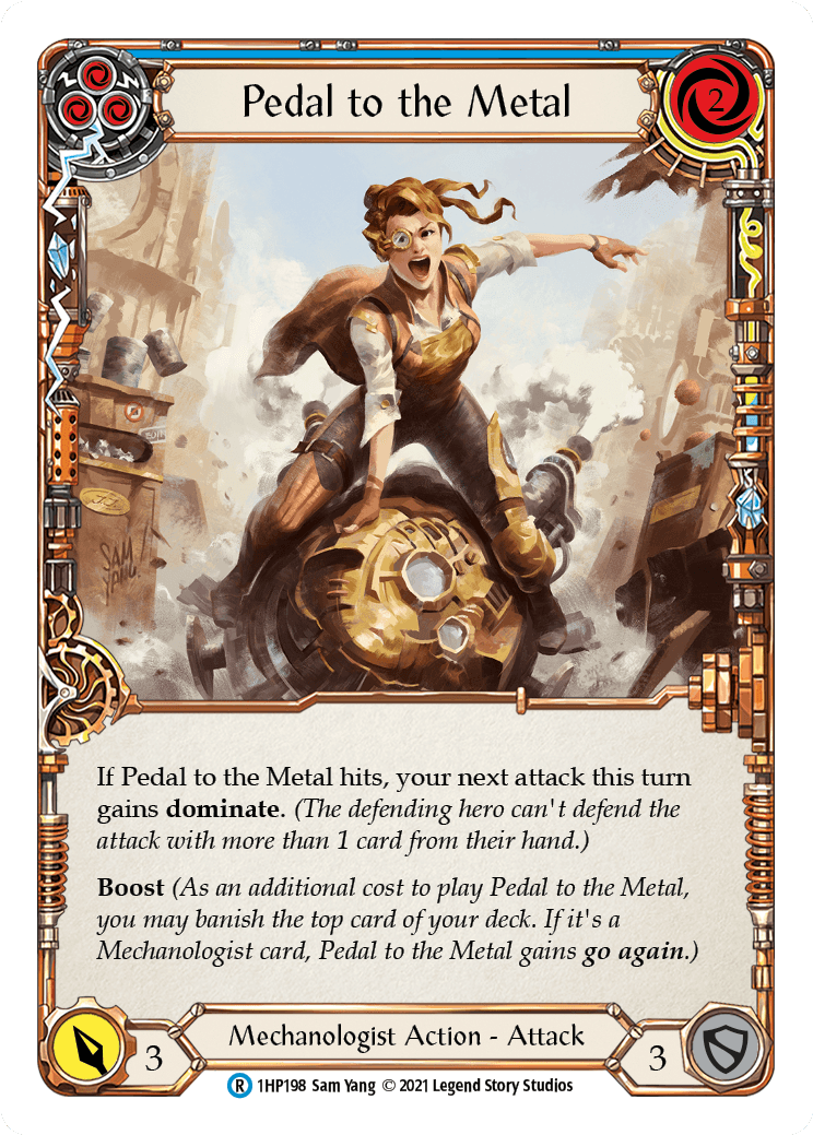 Pedal to the Metal (Blue) [1HP198] (History Pack 1) - POKÉ JEUX