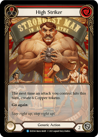 High Striker (Red) [EVR164] (Everfest) 1st Edition Extended Art Rainbow Foil - POKÉ JEUX
