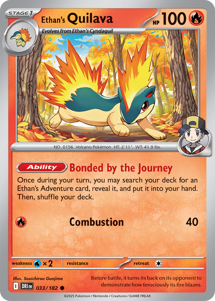 Ethan's Quilava (33) - Prize Pack Series Cards