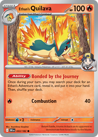Ethan's Quilava (33) - Prize Pack Series Cards