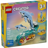 LEGO 31385 - CREATOR - Dolphins/Seahorse/Crab - 542pcs - S26 (Special Order)