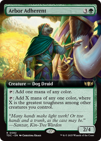 Arbor Adherent (Extended Art) (TDC-082) - Commander: Tarkir: Dragonstorm