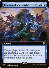 Commander's Insight (Extended Art) [Commander 2021]