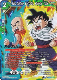 Son Gohan & Krillin, Buying Time (BT14-148) [Cross Spirits Prerelease Promos] - POKÉ JEUX
