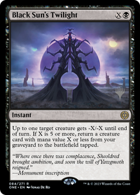Black Sun's Twilight (Pack promotionnel) [Phyrexia : All Will Be One Promos] 