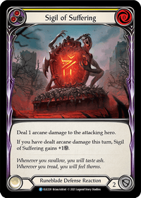 Sigil of Suffering (Yellow) [ELE228] (Tales of Aria) 1st Edition Normal - POKÉ JEUX