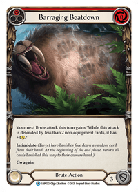 Barraging Beatdown (Red) [1HP022] (History Pack 1) - POKÉ JEUX
