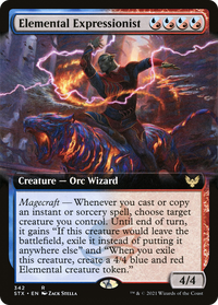 Elemental Expressionist (Extended Art) [Strixhaven: School of Mages]