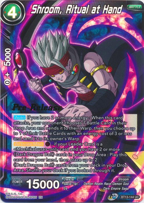 Shroom, Ritual at Hand (BT13-144) [Supreme Rivalry Prerelease Promos] - POKÉ JEUX