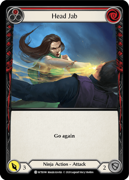 Head Jab (Red) [U-WTR098] (Welcome to Rathe Unlimited) Unlimited Rainbow Foil - POKÉ JEUX