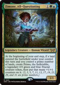 Zimone, All-Questioning [Duskmourn: House of Horror Promos]