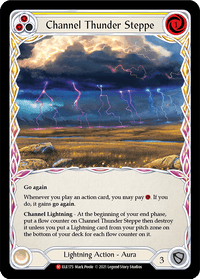 Channel Thunder Steppe [ELE175] (Tales of Aria) 1st Edition Rainbow Foil - POKÉ JEUX