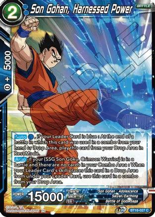 Son Gohan, Harnessed Power (BT16-027) [Realm of the Gods] - POKÉ JEUX