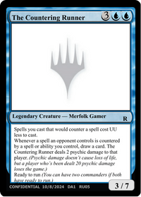 The Countering Runner [Mystery Booster 2 Playtest Cards]