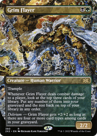 Grim Flayer (Borderless Alternate Art) [Double Masters 2022]