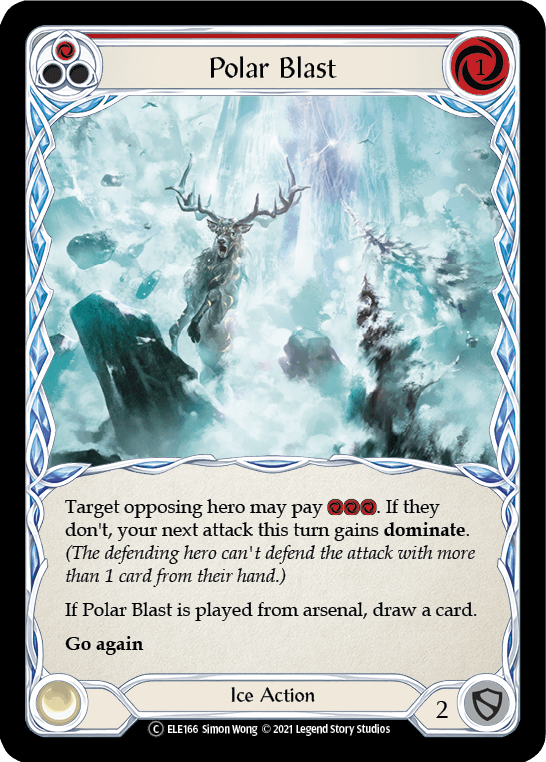 Polar Blast (Red) [U-ELE166] (Tales of Aria Unlimited) Unlimited Rainbow Foil - POKÉ JEUX