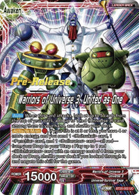 Paparoni // Warriors of Universe 3, United as One (BT20-002) [Power Absorbed Prerelease Promos] - POKÉ JEUX