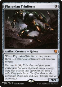 Phyrexian Triniforme [La liste] 
