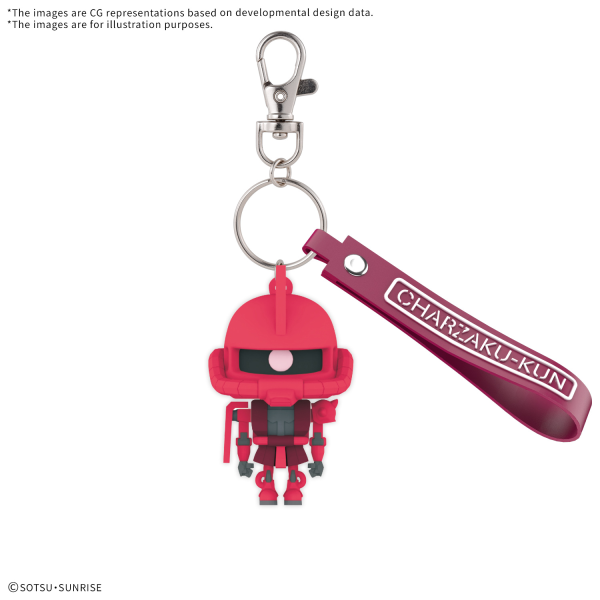 CHARZAKU-KUN 3D RUBBER MASCOT KEYCHAIN (Pre-Order)