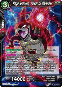 Rage Shenron, Power of Darkness (BT15-136) [Saiyan Showdown] - POKÉ JEUX