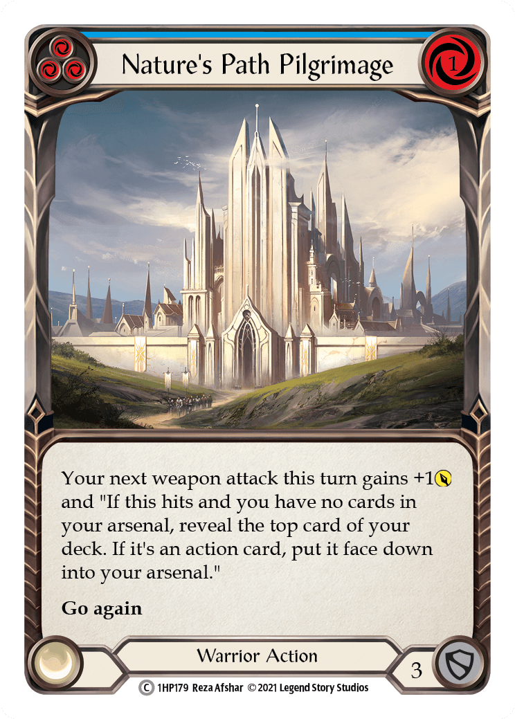 Nature's Path Pilgrimage (Blue) [1HP179] (History Pack 1) - POKÉ JEUX