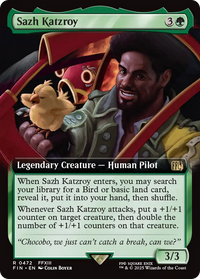 Sazh Katzroy (Extended Art) (FIN-472) - FINAL FANTASY Foil
