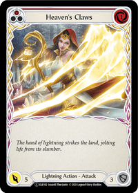 Heaven's Claws (Red) [U-ELE192] (Tales of Aria Unlimited) Unlimited Rainbow Foil - POKÉ JEUX