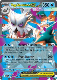 Mega Abomasnow ex (36/132) - Prize Pack Series Cards Holofoil