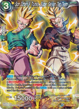 Son Goten & Trunks, Super Saiyan Tag Team (EX14-04) [Battle Advanced] - POKÉ JEUX