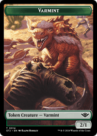 Varmint // Plot Double-Sided Token [Outlaws of Thunder Junction Tokens] - POKÉ JEUX