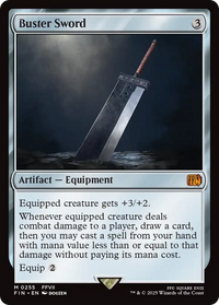 Buster Sword (FIN-255) - Final Fantasy Foil
