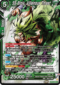 SS Broly, Villainous Threat (BT19-089) [Fighter's Ambition] - POKÉ JEUX