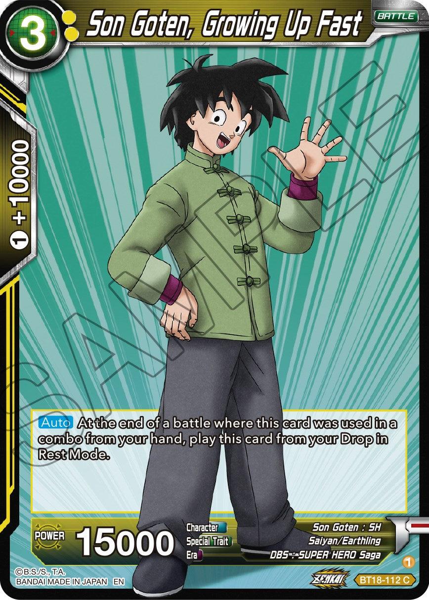 Son Goten, Growing Up Fast (BT18-112) [Dawn of the Z-Legends] - POKÉ JEUX