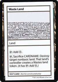 Waste Land (2021 Edition) [Mystery Booster Playtest Cards]