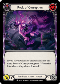 Reek of Corruption (Red) [EVR113] (Everfest) 1st Edition Rainbow Foil - POKÉ JEUX