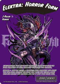 Elektra : Horror Form (H4 Pre-release Party) [Cartes promotionnelles] 