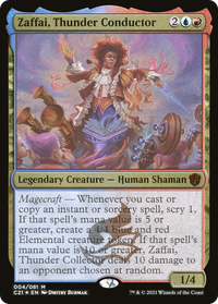 Zaffai, Thunder Conductor (Display Commander) [Commander 2021]