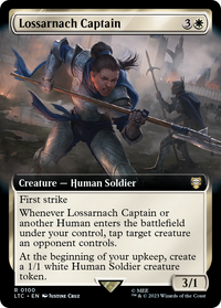 Lossarnach Captain (LTC-100) - Tales of Middle-earth Commander: (Extended Art) Foil