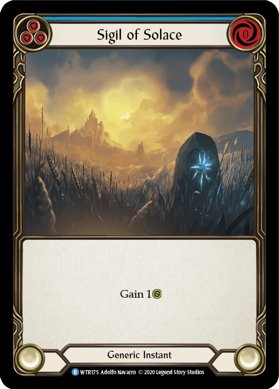 Sigil of Solace (Blue) [U-WTR175] (Welcome to Rathe Unlimited) Unlimited Normal - POKÉ JEUX