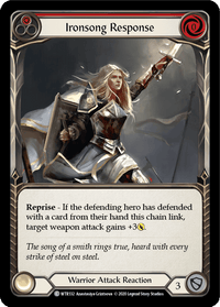Ironsong Response (Red) [U-WTR132] (Welcome to Rathe Unlimited) Unlimited Rainbow Foil - POKÉ JEUX