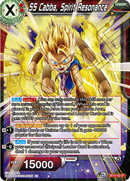 SS Cabba, Spirit Resonance (Starter Deck - Pride of the Saiyans) (SD15-02) [Cross Spirits] - POKÉ JEUX