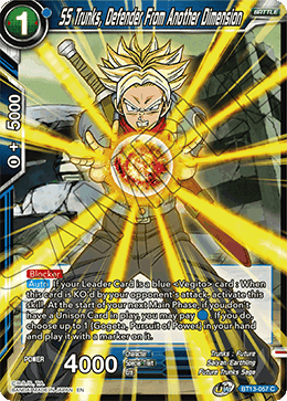 SS Trunks, Defender From Another Dimension (Common) (BT13-057) [Supreme Rivalry] - POKÉ JEUX