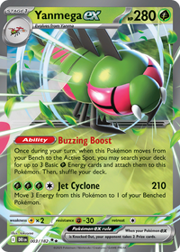 Yanmega ex (3/182) - Prize Pack Series Cards Holofoil